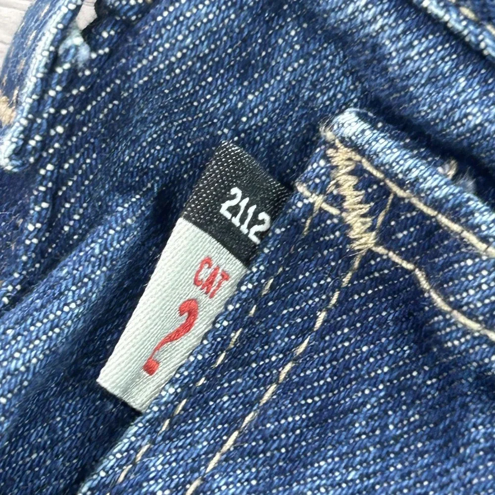 Carhartt FR FRB004 Jeans Mens 38x36 Blue Relaxed Straight Flame Resistant Denim